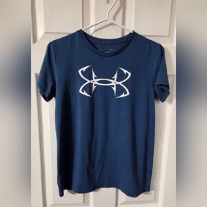 Under Armour Women's Navy Blue Short Sleeve Tee
